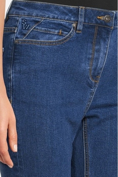 TROUSER WOVEN MID BLUE DENIM 4