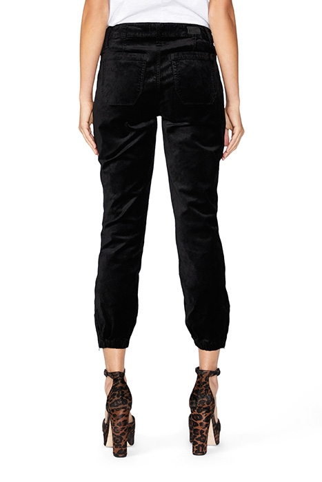 MAYSLIE VELVET JOGGER BLACK OVERDYE 2