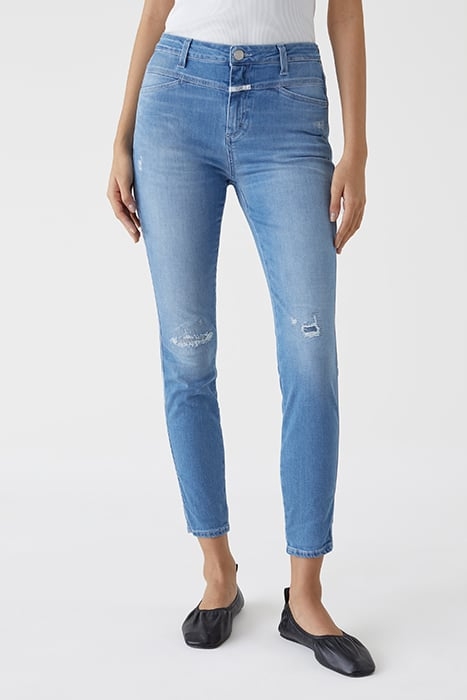 SKINNY PUSHER JEANS MID BLUE 1