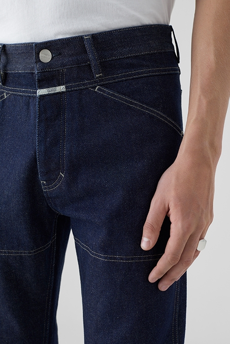 X-WORKS STRAIGHT JEANS DARK BLUE 5