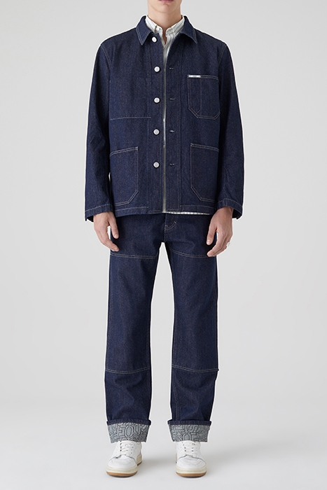 X-WORKS STRAIGHT JEANS DARK BLUE 4