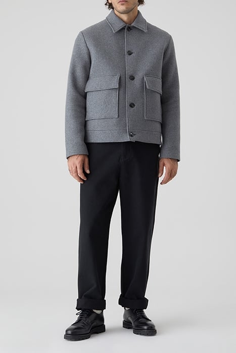 MILITARY JACKET DARK GREY MELANGE 1