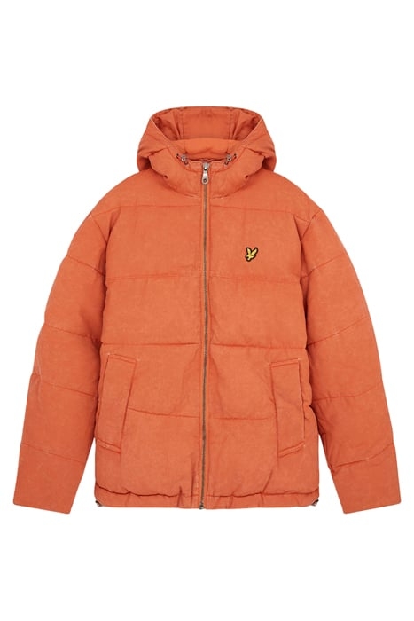 WASHED WADDED JACKET VICTORY ORANGE 5