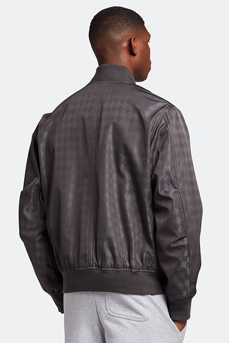 BALLOON SLEEVE SATEEN BOMBER GUNMETAL 2