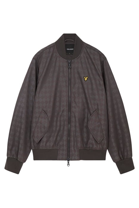 BALLOON SLEEVE SATEEN BOMBER GUNMETAL 5