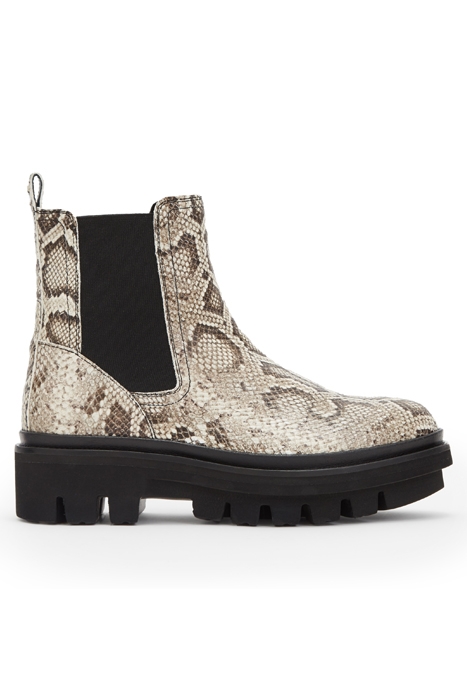 BEA SNAKE BOOT TAUPE GREY 1