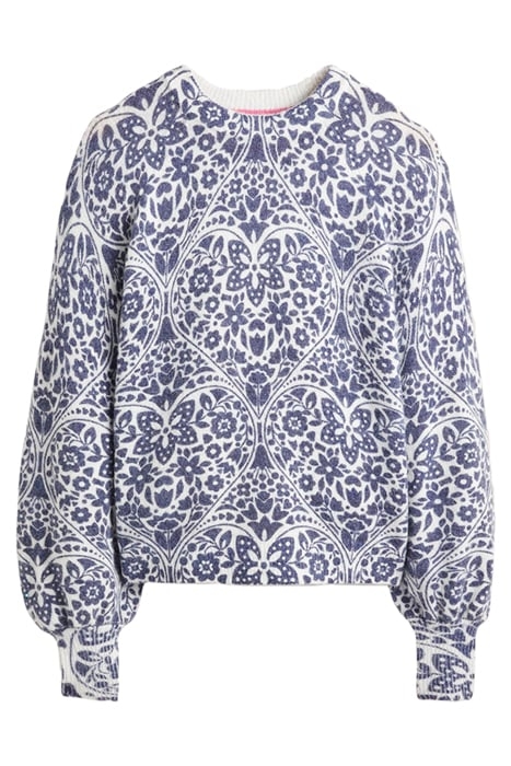 BLOUSON SLEEVE FLUFFY JUMPER FLR 6