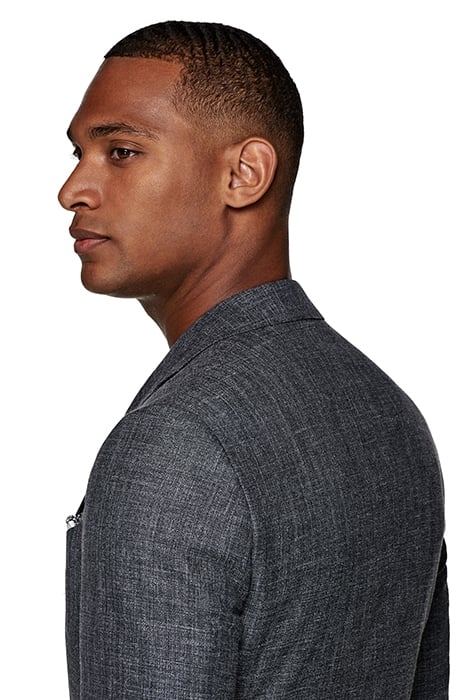 MID GREY THREE-PIECE LAZIO SUIT 8