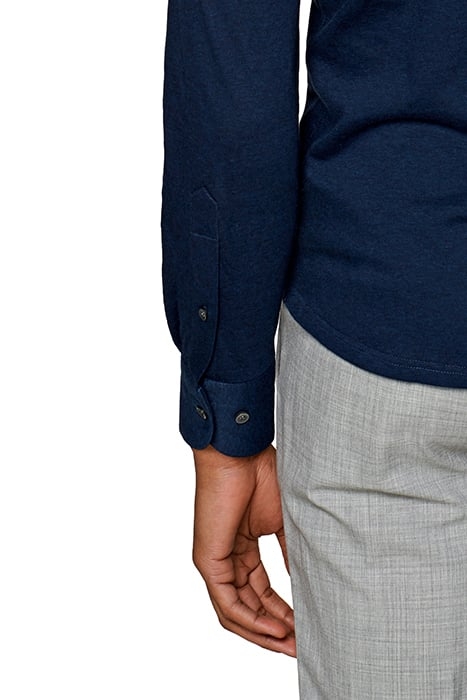 Blue Jersey Extra Slim Fit Popover 7