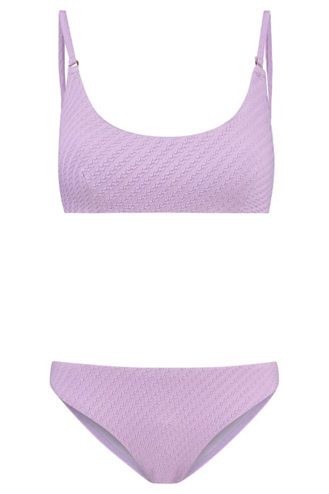 LADIES LOU BIKINI SET IBIZA WAVES STRUCTURE LAVENDER PURPLE 3