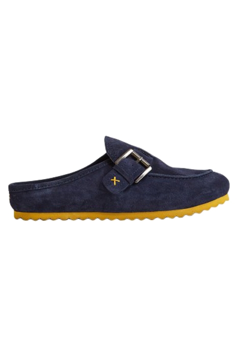 BACKLE SUEDE FOOTBED DARK NAVY 1