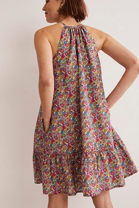 INGRID HALTERNECK DRESS MUL 2