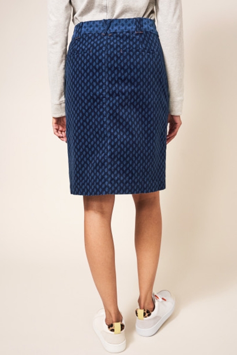 MELODY CORD SKIRT BLUE 3