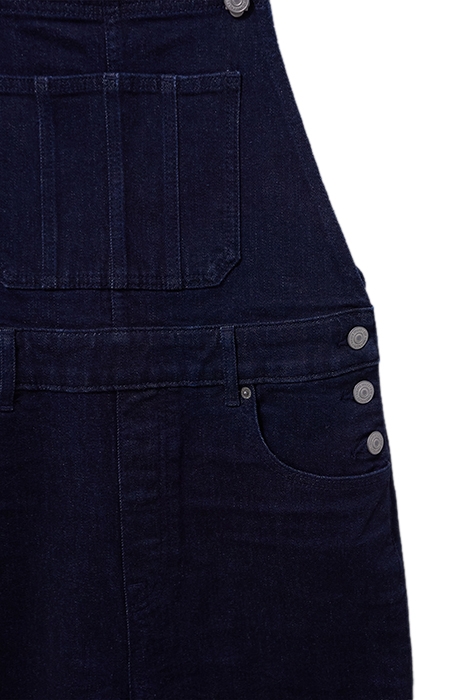 KELLY WIDE LEG DUNGAREE DK DENIM 5