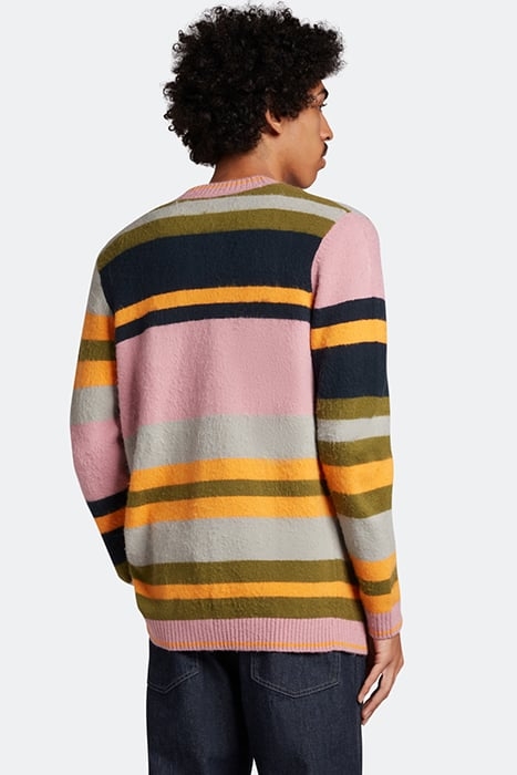 TEXTURED STRIPE CARDIGAN W740 SENSIBLE PINK 2