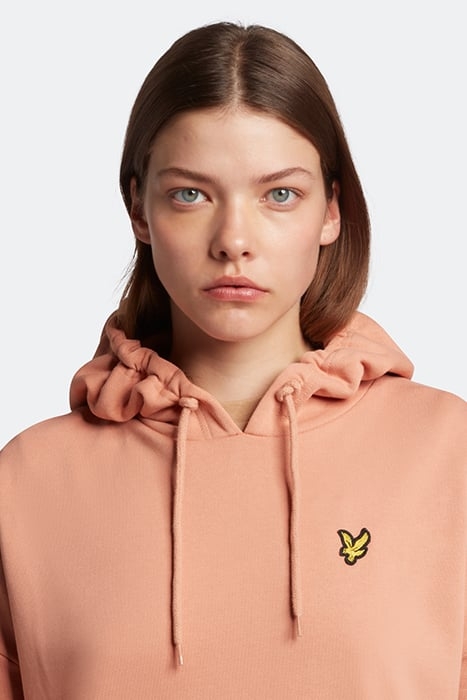 HOODIE DRESS W795 DUSTY PEACH 4