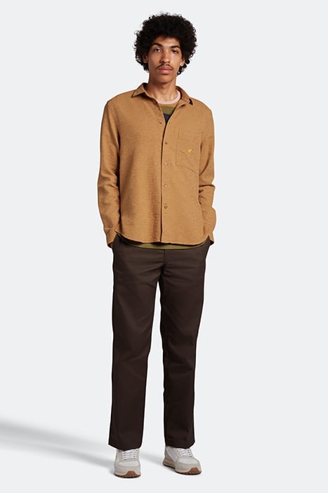 ABSTRACT SHIRT W738 HARNESS BROWN 3