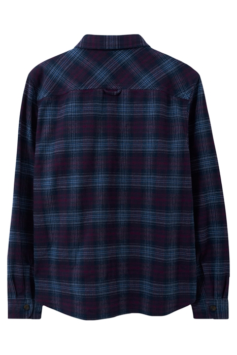 DARWEN CHECK OVERSHIRT DARK NAVY 4