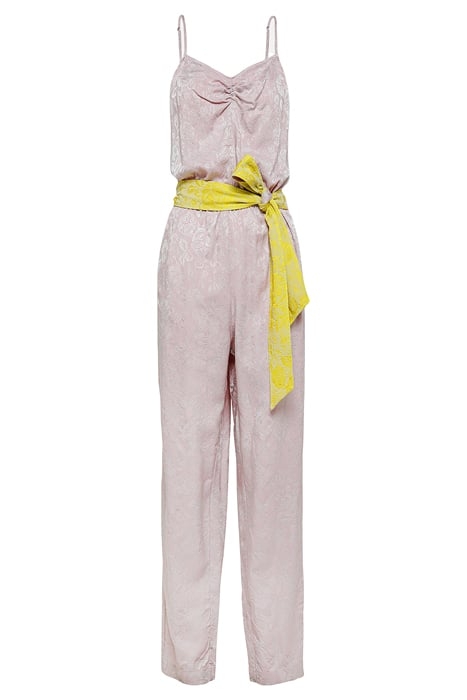 "SINGING BLOOM" FLUID JACQUARD JUMPSUIT ORTENSIA 1