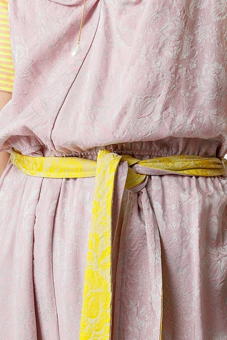 "SINGING BLOOM" FLUID JACQUARD JUMPSUIT ORTENSIA 5