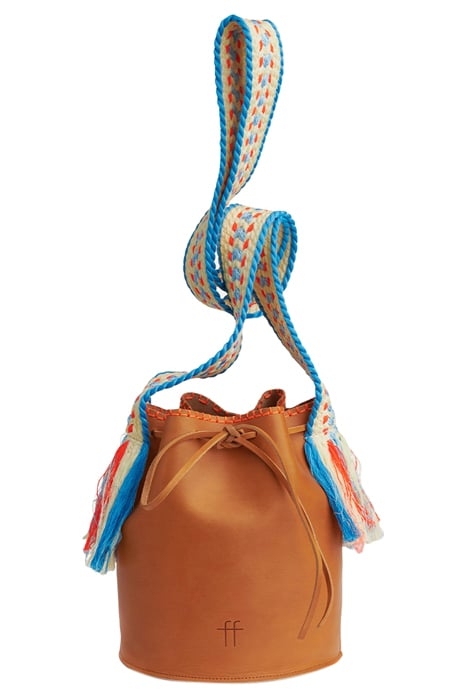 WASHED LEATHER BUCKET BAG MIELE 1