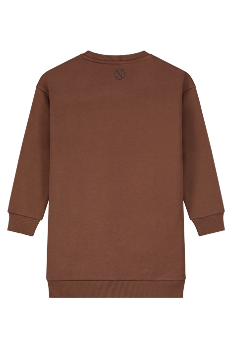 VIDA SWEATDRESS DARK BROWN 2