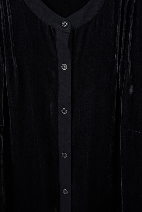 DAKOTA VELVET TUNIC DARK GREY 5