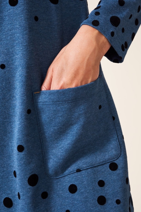 BEA FLOCK JERSEY DRE BLUE 4