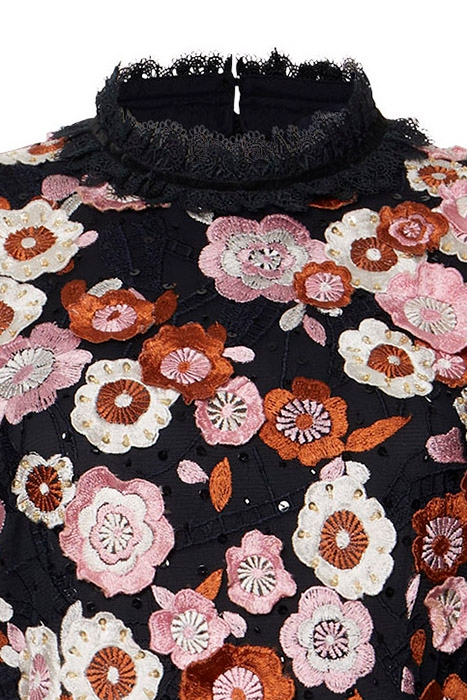 ASTRIDA ALIYHA LACE EMB DRESS MULTI 6