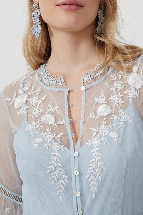 PF ARABELLE EMBROIDERED DRESS SUMMER SKY 5