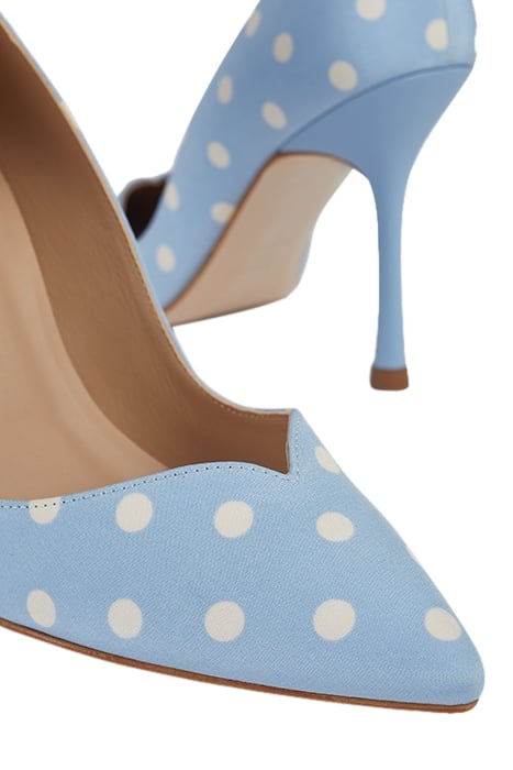 FAYE PUMP AZURE/ IVORY 4