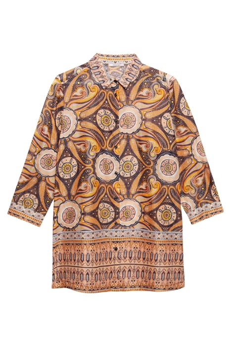 SHIRT WITH ETHNIC PRINT ORANGE 5