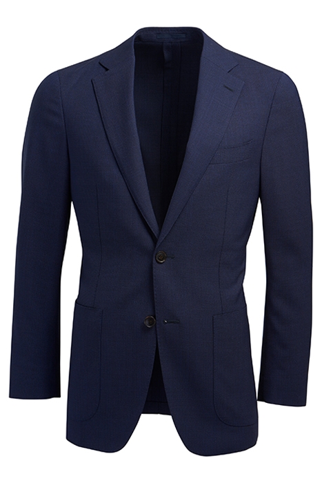NAVY CHECKED HAVANA BLAZER 2
