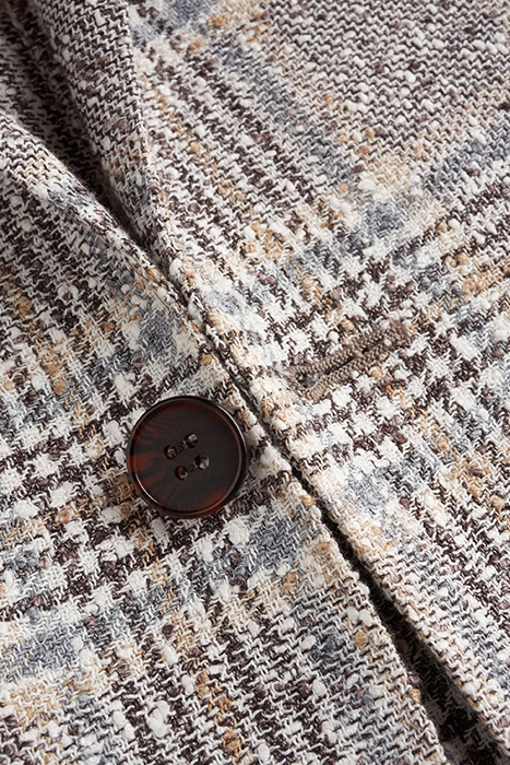 BROWN CHECKED HAVANA BLAZER 3