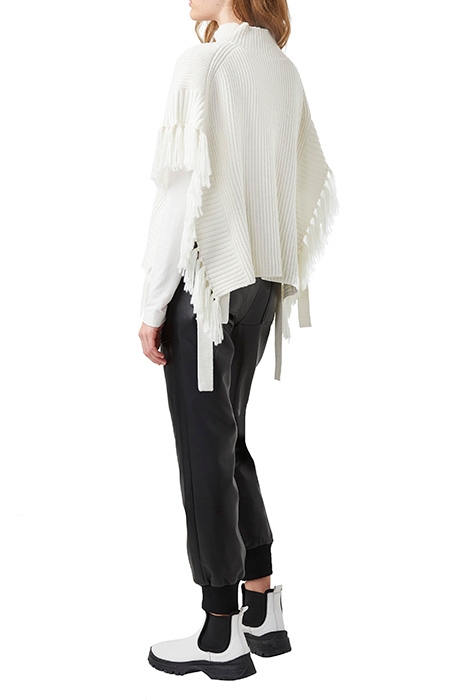 LACEY FRINGED KNITWEAR CLASSIC CREAM 3