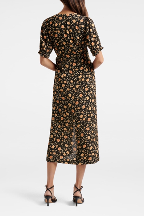 HALLIE SARONG MIDI DRESS LARGE BURNLEY DITSY 2