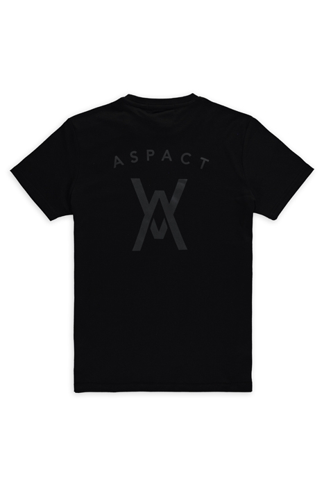 ASPACT BACK LOGO TEE BLACK-GREY 2