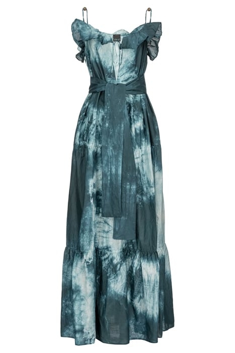 MONCALIERI ABITO MUSSOLA GREEN/WHITE 6