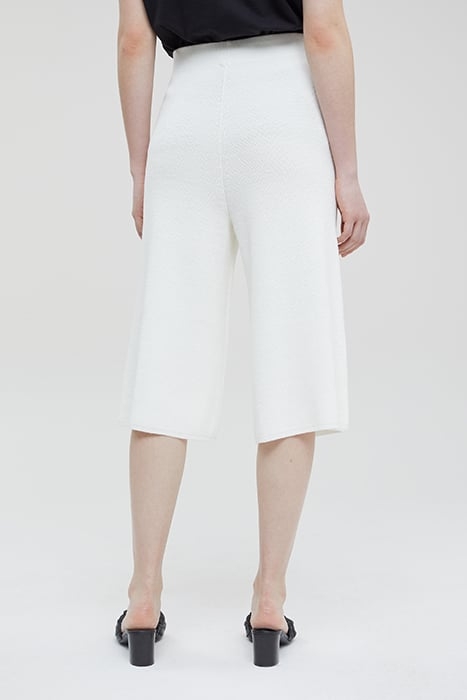 KNITTED CULOTTES SKIRTS IVORY 2