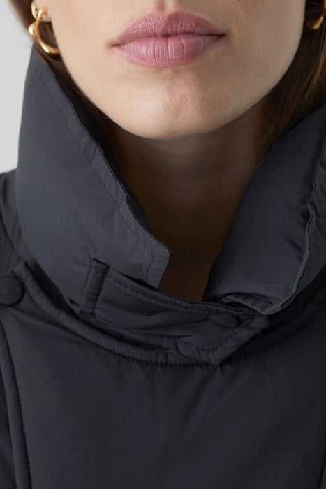 QUILTED COAT BLACK 5