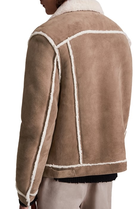 HAYLE SHEARLING JACK MOCHA/NATURAL 2