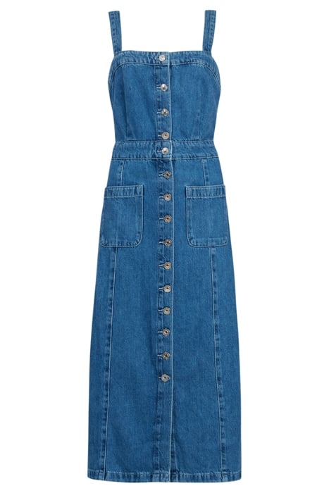 ELSIE DENIM DRESS INDIGO BLUE 1