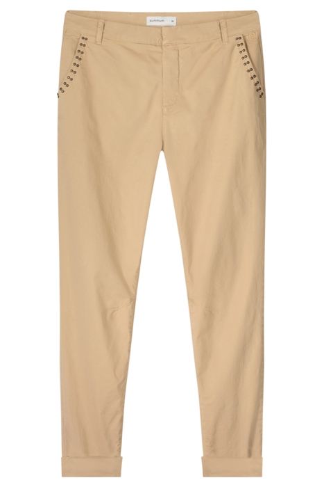 CHINO PANTS PEACHY FINE TWILL ALPACA 4