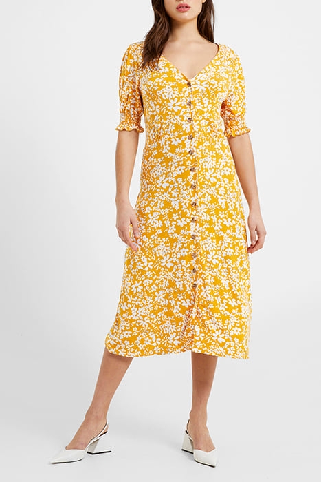 VEE BUTTON-THRU M SAFFRON / WHITE 5