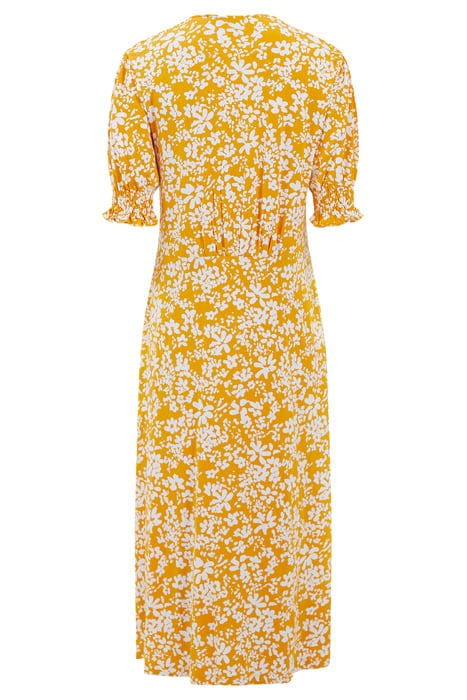 VEE BUTTON-THRU M SAFFRON / WHITE 8