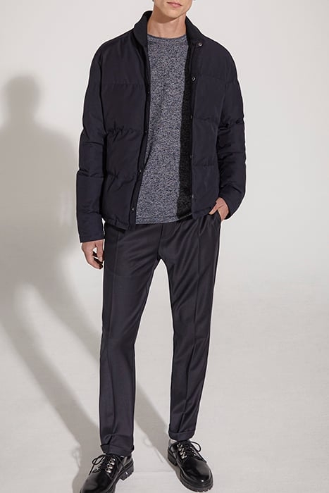 NAVY FLANNEL JOGGERS 3