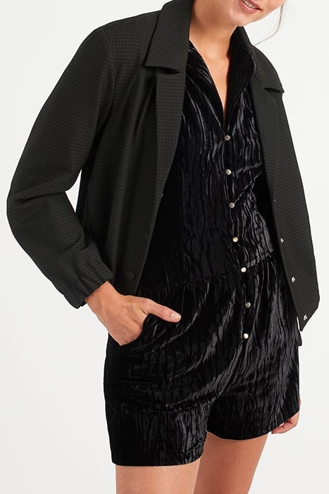 KHAKI CHECK JACKET 3