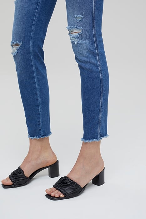 CLOSED WOMEN SKINNY PUSHER JEANS MID BLUE 7