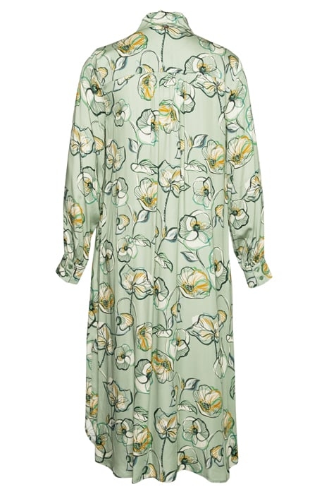 BOW COLLAR DRESS GREEN 5