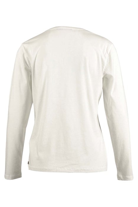 CREW NECK TEE LS + DECO WHITE 2